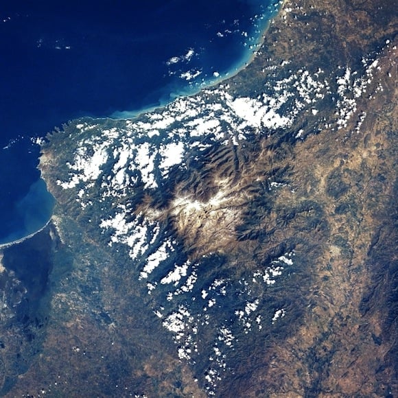 Sierra Nevada de Santa Marta Viewed From Space