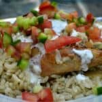 Upside Down, a traditional dish in Jordan