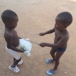 Kids making their own fun