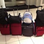 The packing of four well-seasoned travelers. Image via sirexkat.