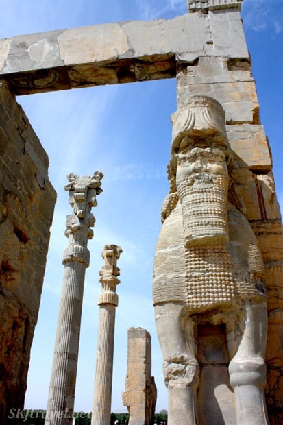 The main ceremonial entryway to Persepolis