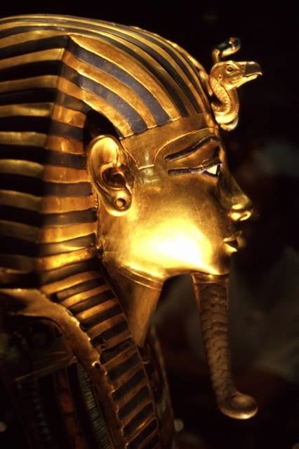 Egypt Cairo Egyptian Museum Tutankhamen's funerary mask