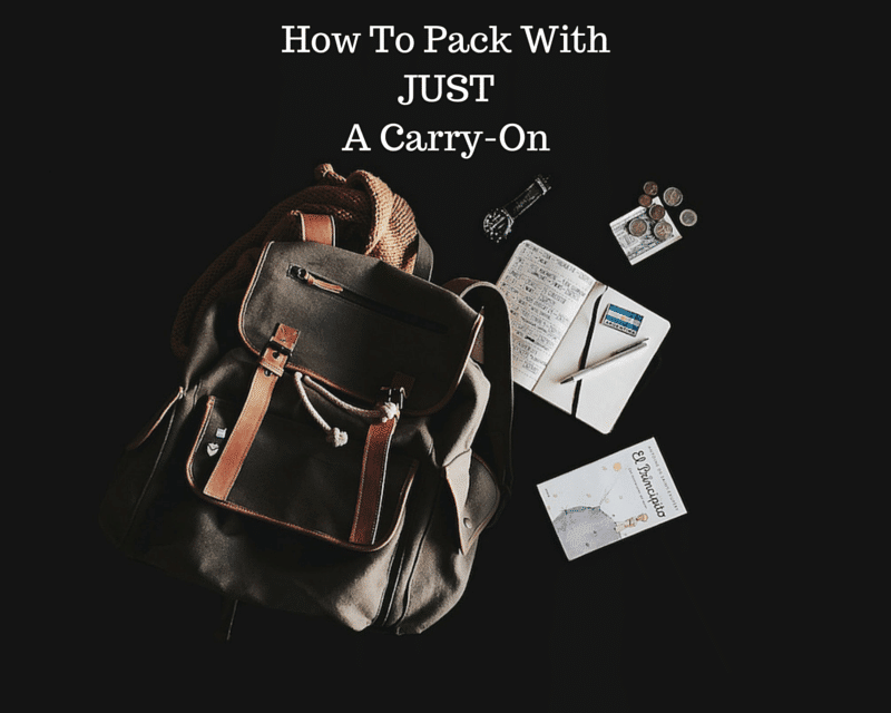 how to pack a carry-on
