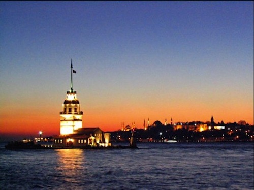 Maidens Tower in  istanbul