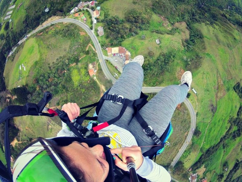 paragliding in medellin