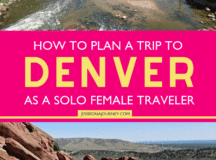 Plan a solo trip to Denver