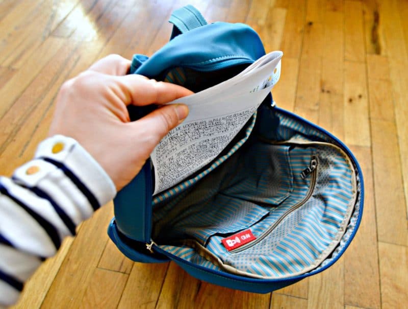 Beside-U Handbags Backpack with Inside Pocket