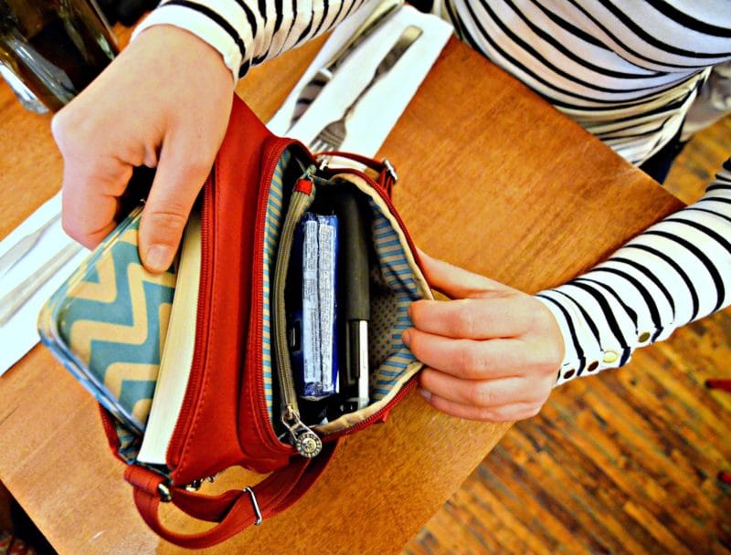 Beside-U Handbags Clutch with Inside Pocket