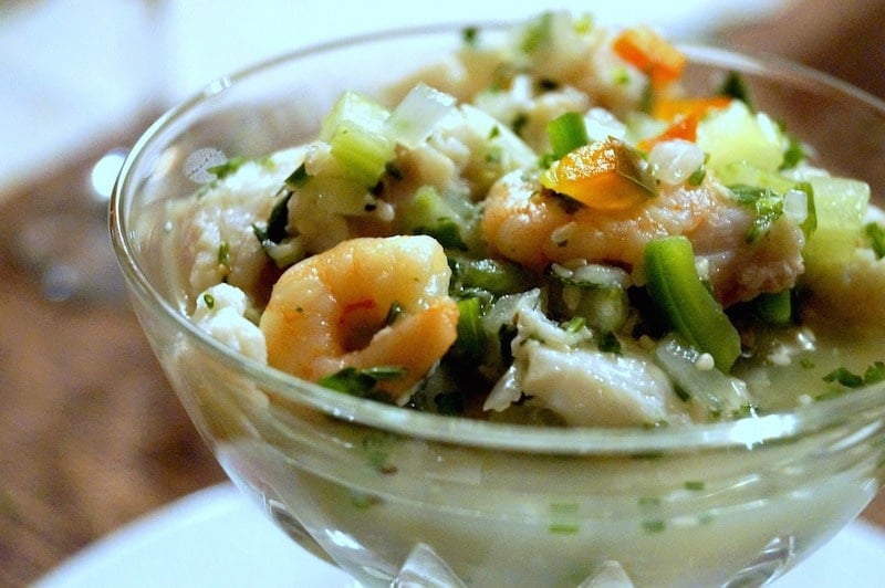 backpacking south america ceviche