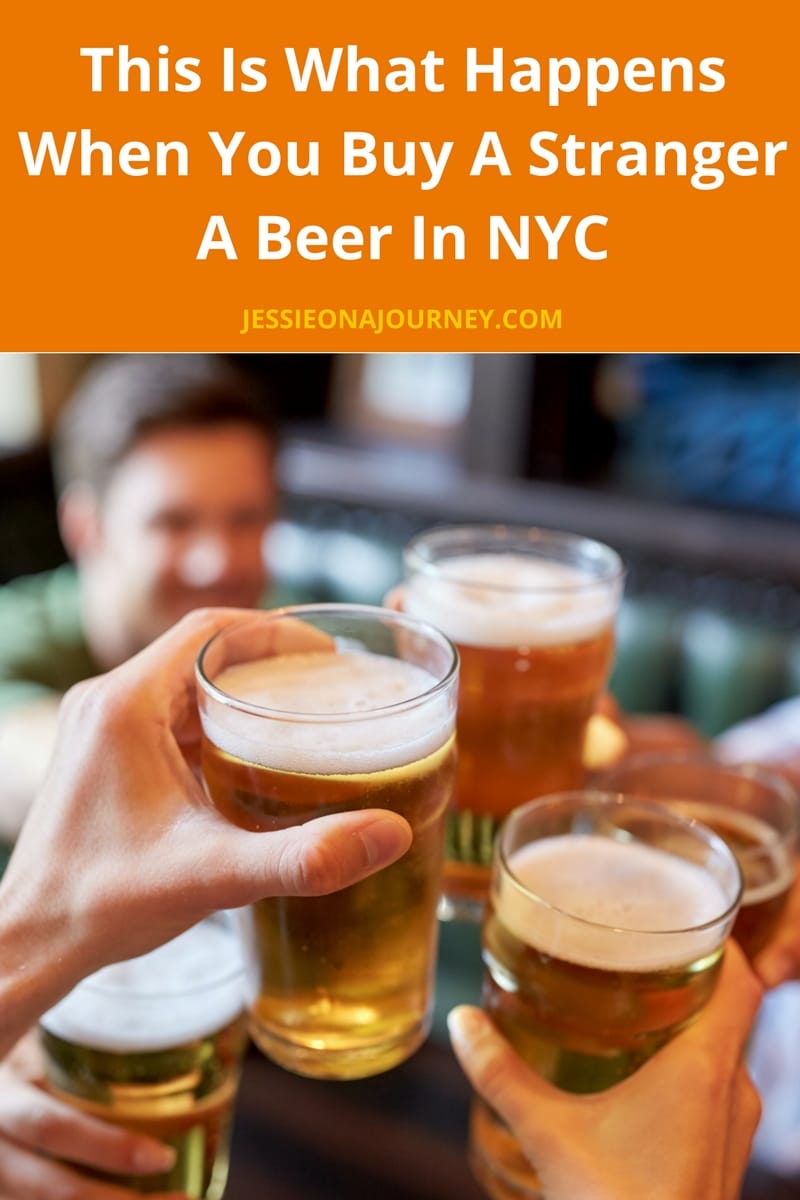 This Is What Happens When You Buy A Stranger A Beer In NYC