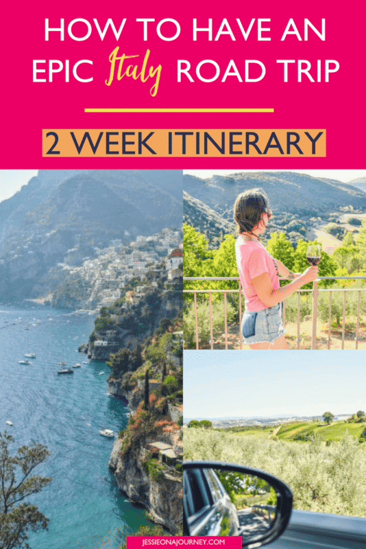 This epic 2-week Italy road trip itinerary shares beautiful places to stop along the way, from Florence to the Amalfi Coast and beyond. Discover unforgettable adventures in Tuscany and fun things to do in Ischia, Montepulciano and more! // #ItalyRoadTrip #ItalyTravel #ItalyItinerary #RoadTrips #ItalyCities