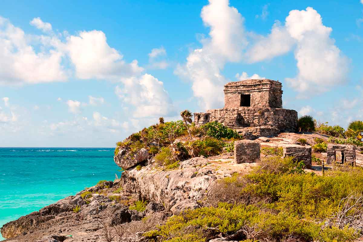 Maya ruins in Tulum, Mexico.
