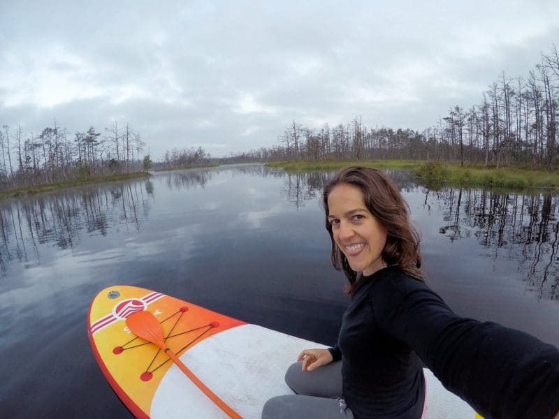 standup paddleboarding in latvia