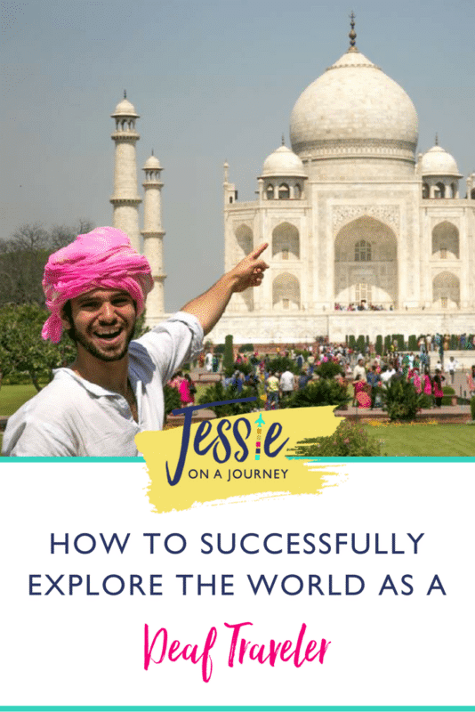 Deaf travel is more than possible. If you're hearing impaired, you won't want to miss this interview with deaf globetrotter Calvin Young on how he successfully travels the world! #traveltips #deaf #deaftravel 
