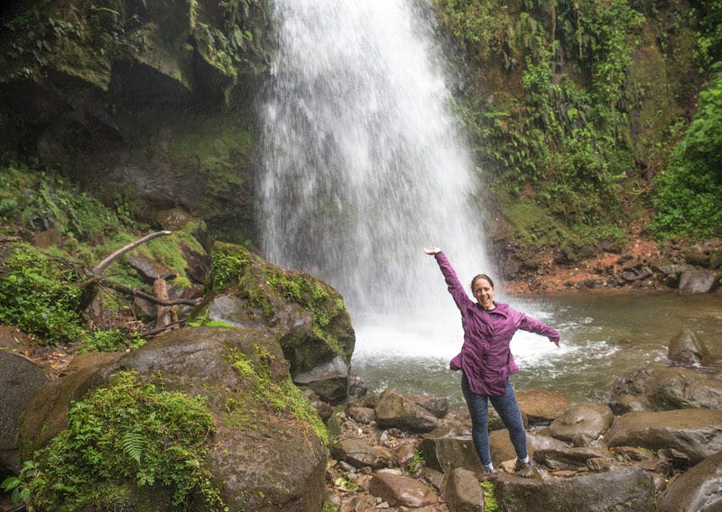 lost waterfalls hike in boquete, panama 