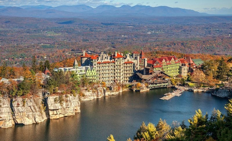 Mohonk Mountain House in New Paltz, NY is one of the best Thanksgiving getaways from NYC