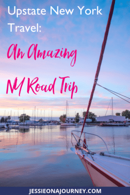 Researching Upstate New York travel? In this amazing NY road trip itinerary, you'll explore the diverse offerings of the state, from scenic NY hiking trails to whimsical small towns to visiting the famed 1000 Islands! * * * #ThousandIslands #NewYorkItinerary #NYItinerary #BestRoadTrips #RoadTripIdeas