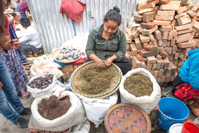 asan market in kathmandu