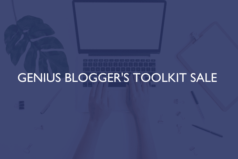 genius bloggers toolkit promo