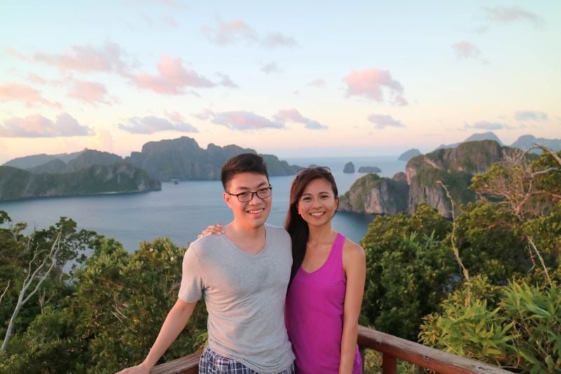 This couple made had a long-distance relationship for two years until they finally got married.