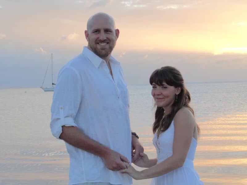 Chris and Lindsay met in Cuba and got married in Honduras.