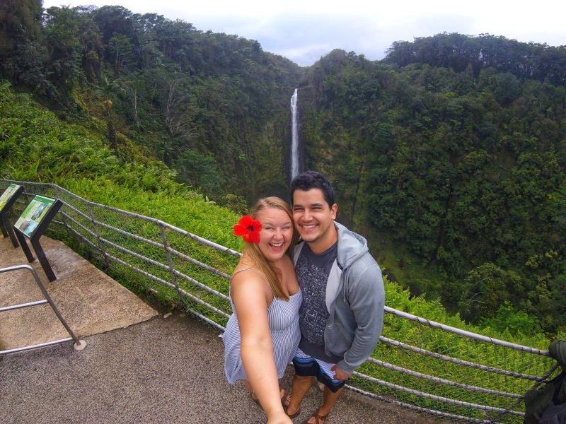 Michele met her boyfriend while doing a semester abroad in Costa Rica.,