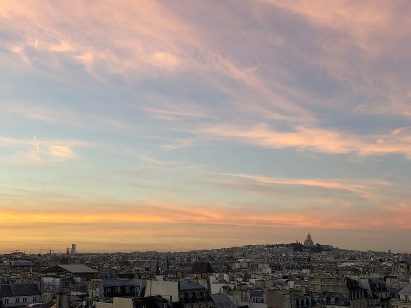 Solo Travel In Paris sunset