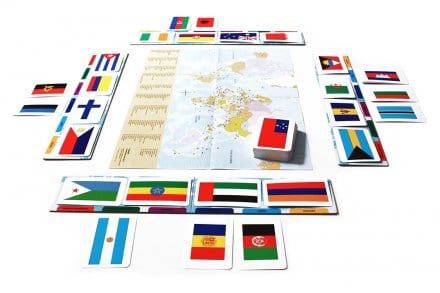 fun travel games for adults - Flags Around the World
