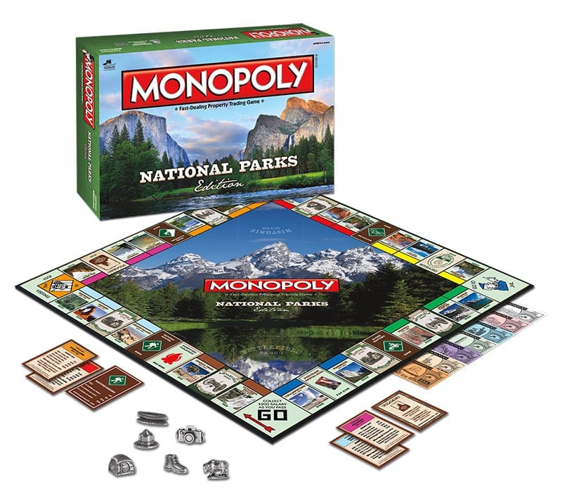 Best Travel Games For Adults - Monopoly National Parks Edition
