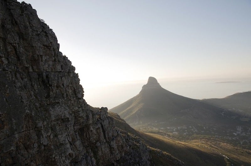 Table Mountain in Cape Town is one of the top places to go in Africa