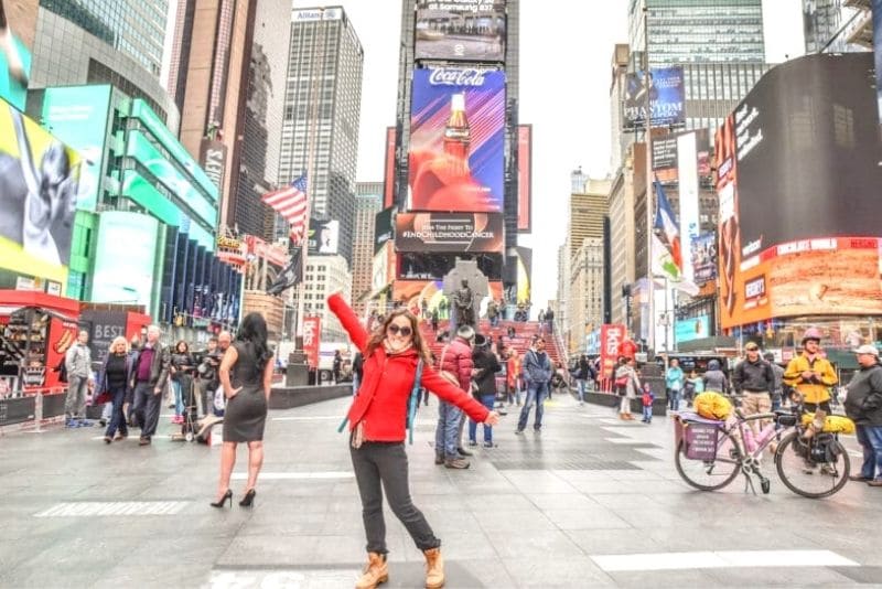 Times Square is one of the most Instagrammable places in New York City