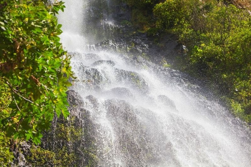 waterfall cycling vacations in Banos, Ecuador