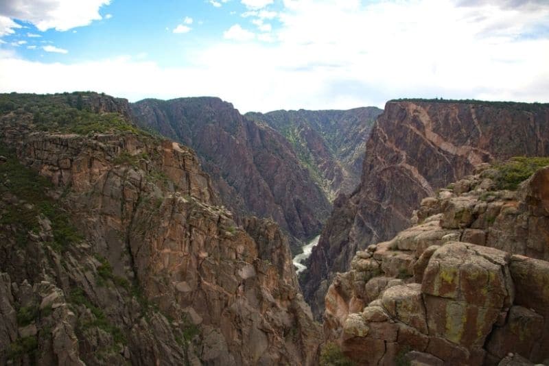black canyon of the gunnison, one of the best places for adventure travel