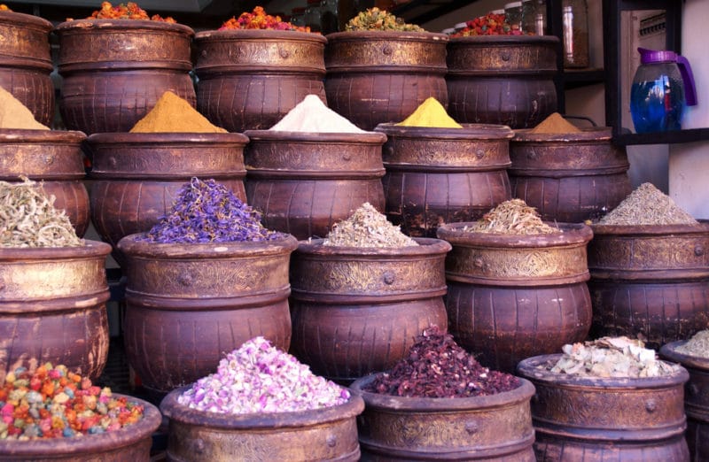 morocco berber travel with spices and remedies