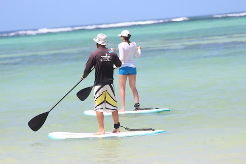 stand up paddleboarding is one of the top things to do in Trinidad and Tobago