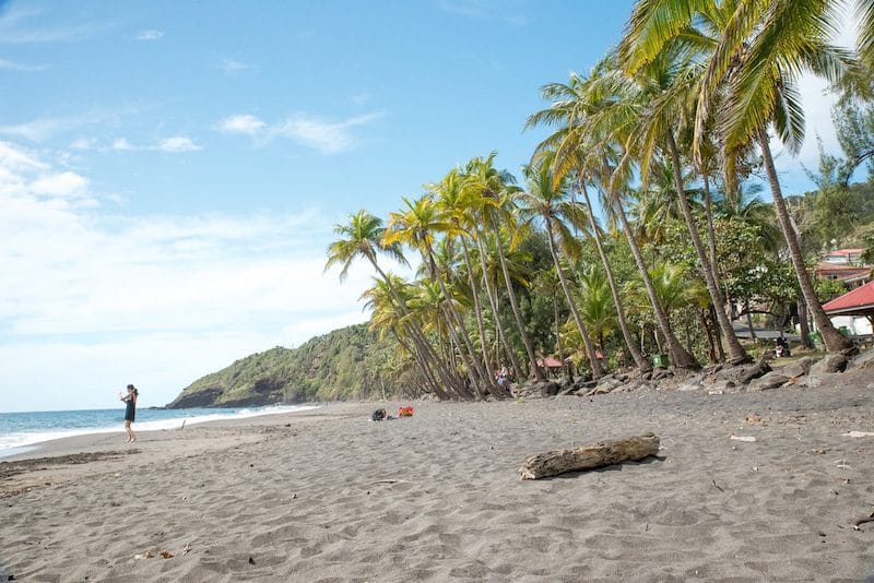 Caribbean beach resort in Guadeloupe