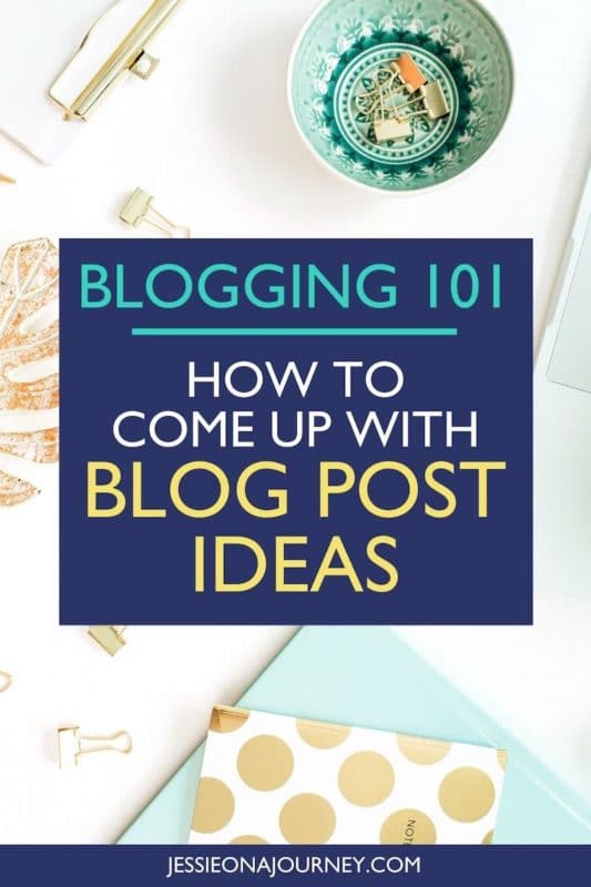 come up with blog post ideas