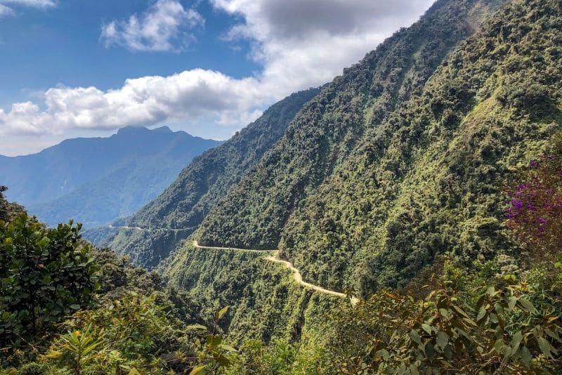 cycling vacations biking Bolivia's Death Road