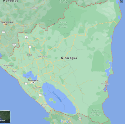 Nicaragua Map 400x398 