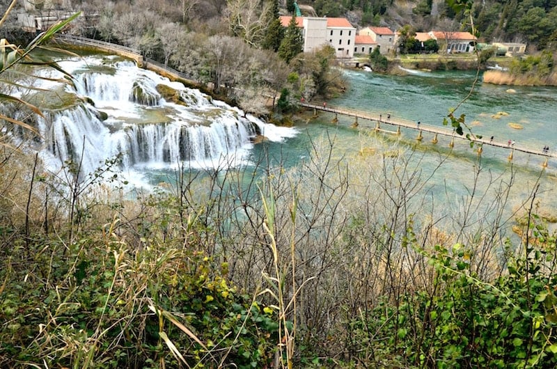 Croatia waterfalls seen when traveling Europe