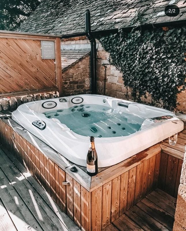 Dormy House is one of the top luxury UK hotels with private hot tubs