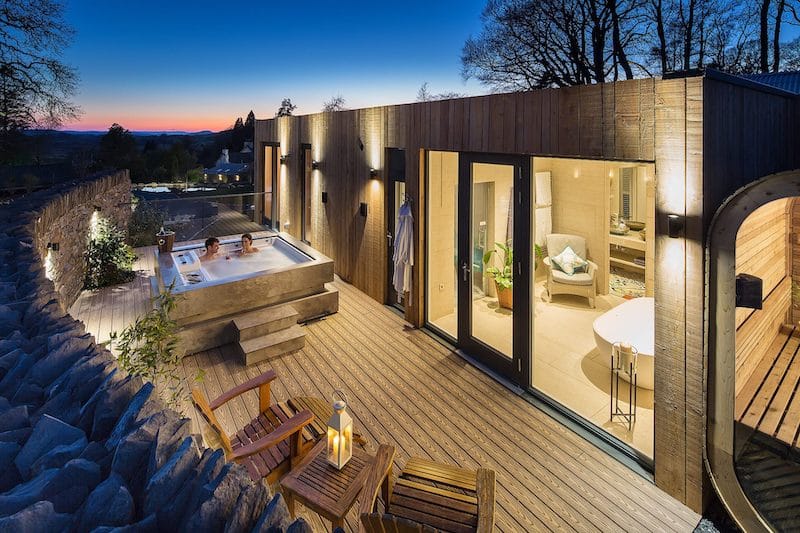 This UK hotel with a private hot tub is a great Europe travel itinerary additon