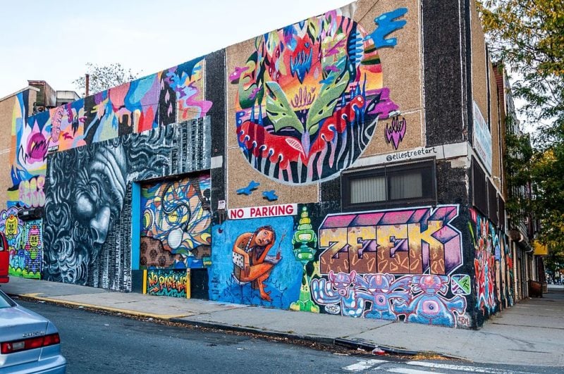  the Welling Court Mural Project in Queens is a uniquely New York attraction