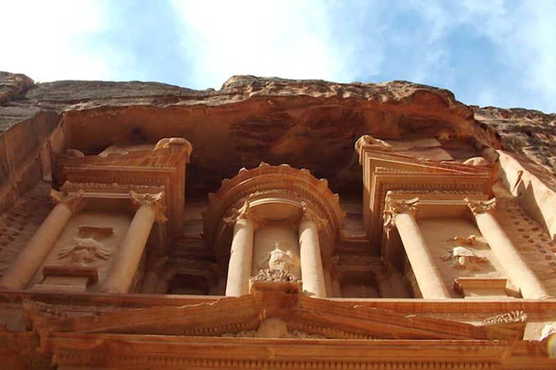 Exploring Petra while visiting Jordan