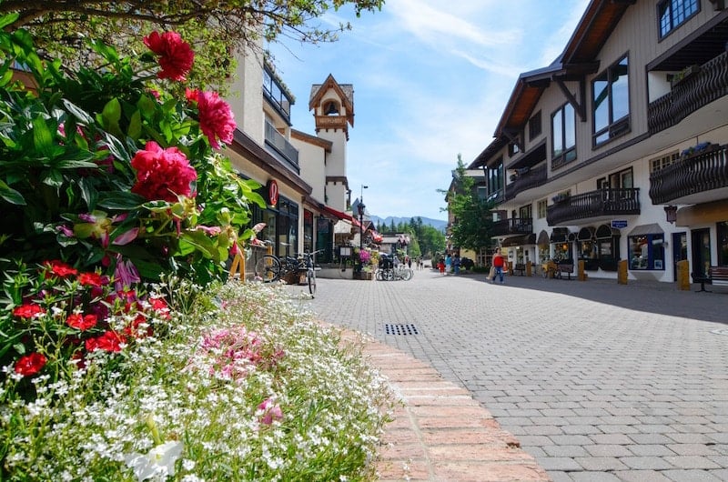 Visiting Vail in the summer during a trip in the USA