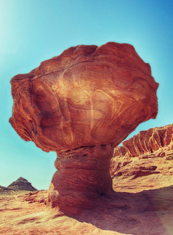 Visiting Timna Nature Park on the way to Eilat during solo female travel in Israel