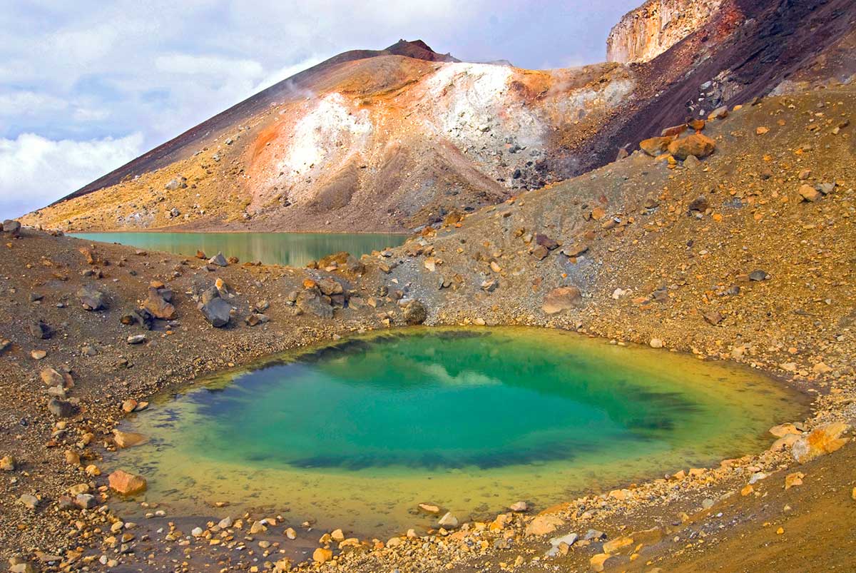 Emerald Lake, Tongariro Alpine Crossing New Zealand.