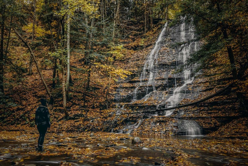 Grimes Glen Park is one of the best hiking trails in Upstate New York