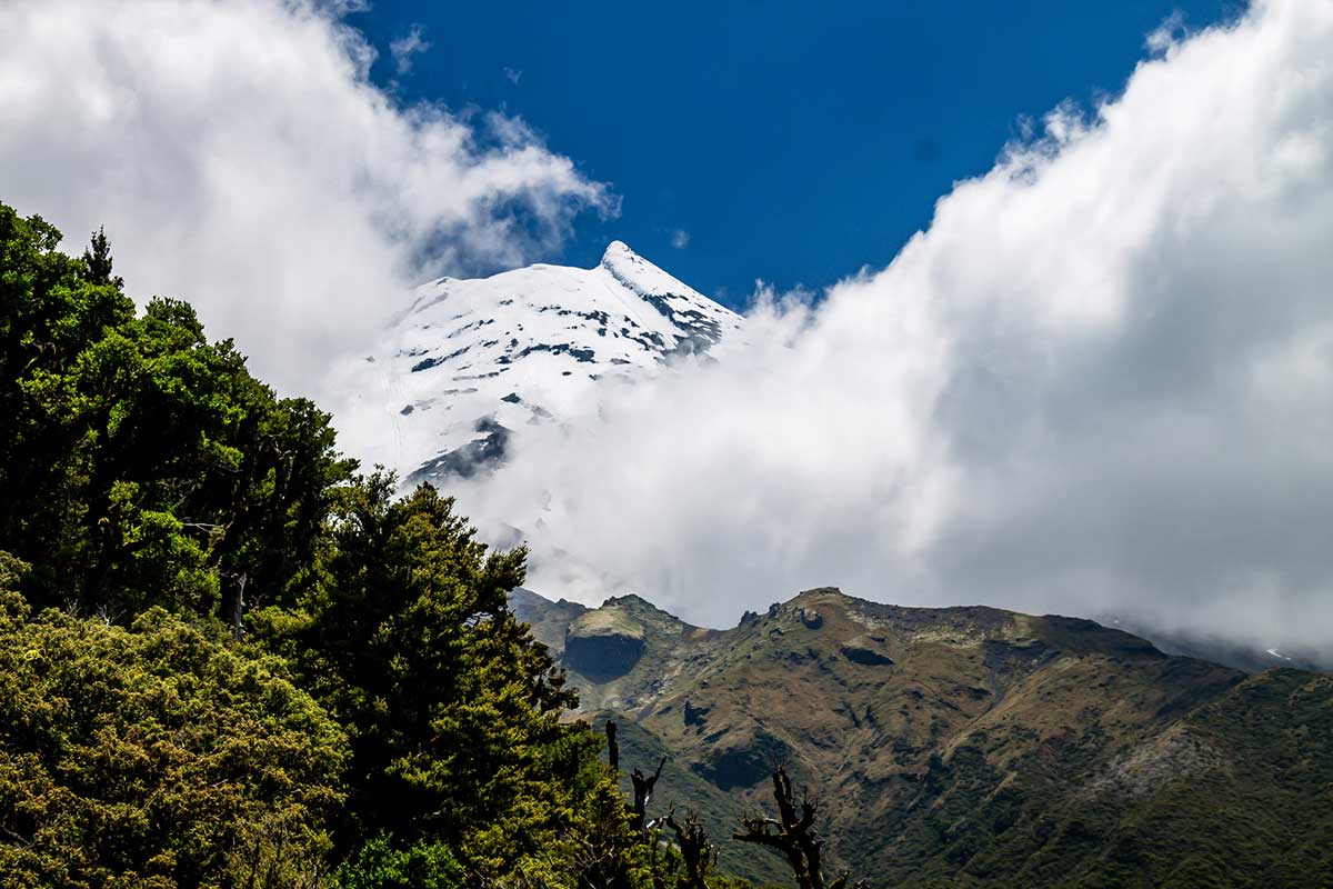 Taranaki/Egmont National Park features some of the best hiking in New Zealand.