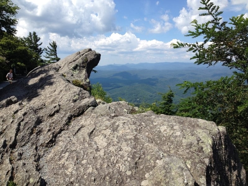 Blowing Rock Trail is one of the best  hiking trails near Boone NC